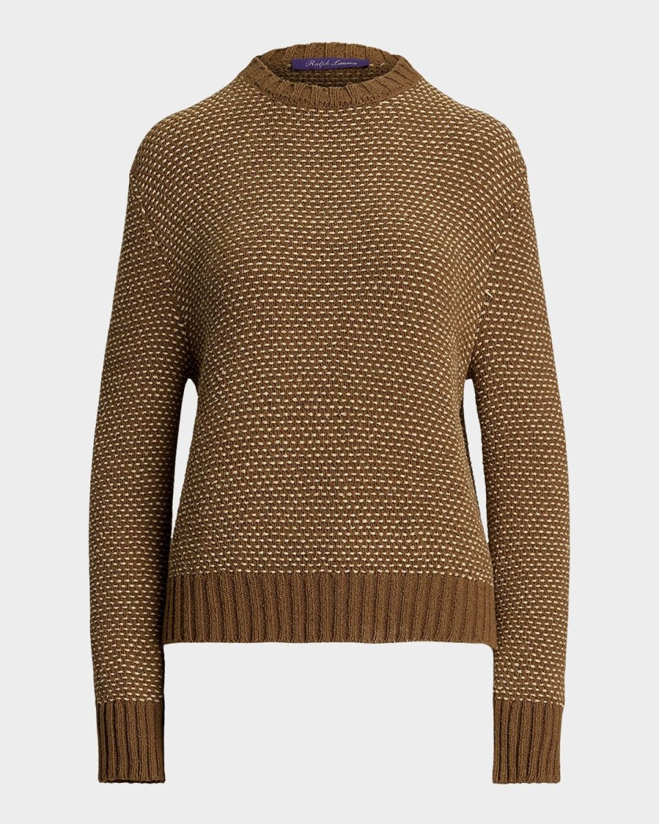 Silk Birdseye Crewneck Sweat